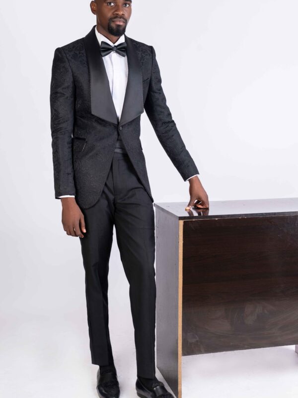 Black Tuxedo Shawl Lapel Two-piece Suit
