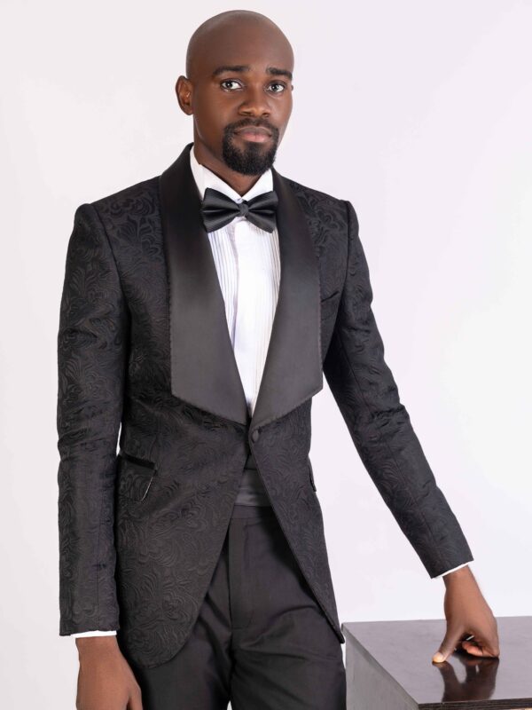Black Tuxedo Shawl Lapel Two-piece Suit