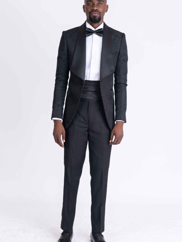 Black Tuxedo Shawl Lapel Two-piece Suit