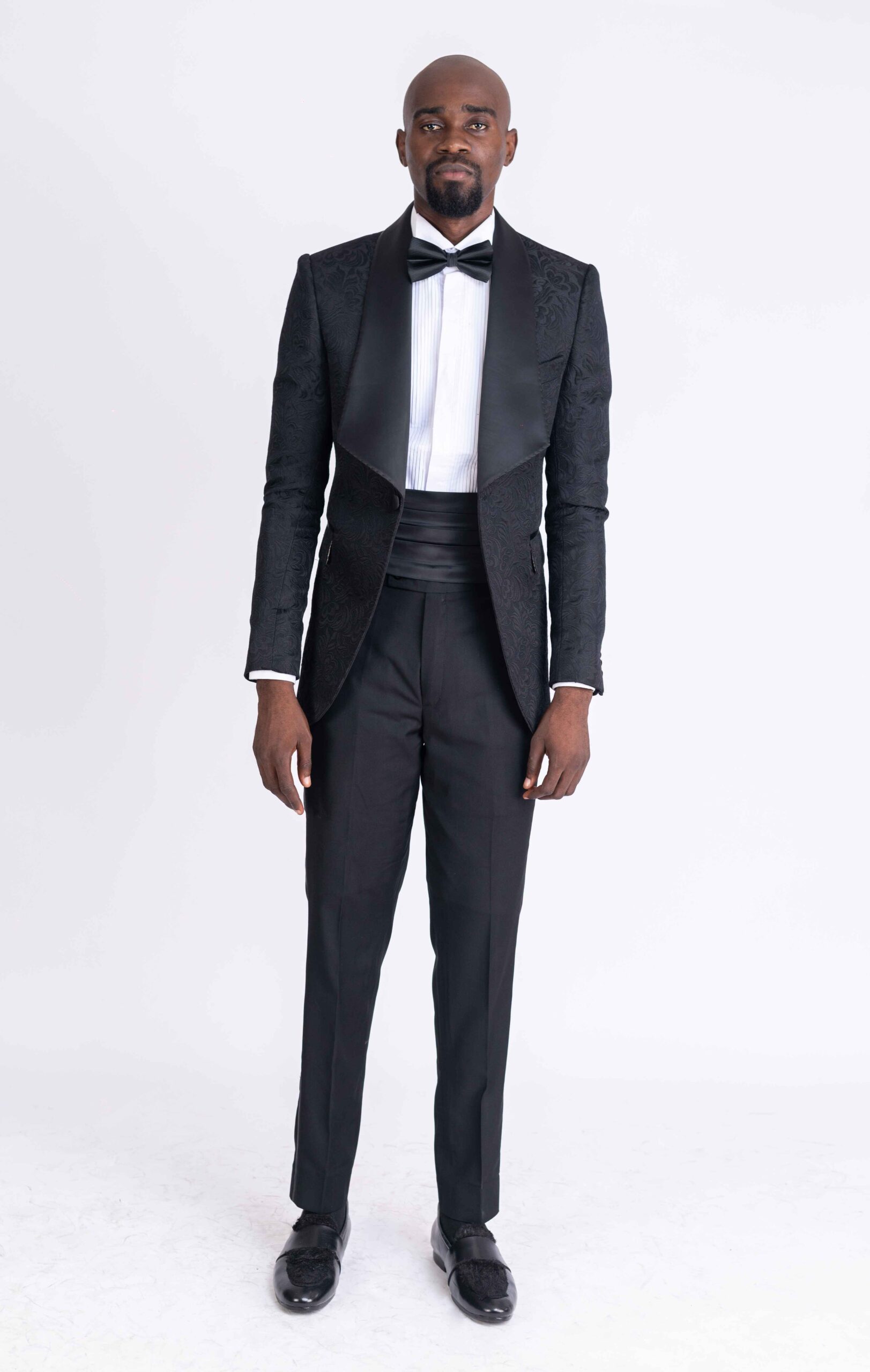 Black Tuxedo Shawl Lapel Two-piece Suit
