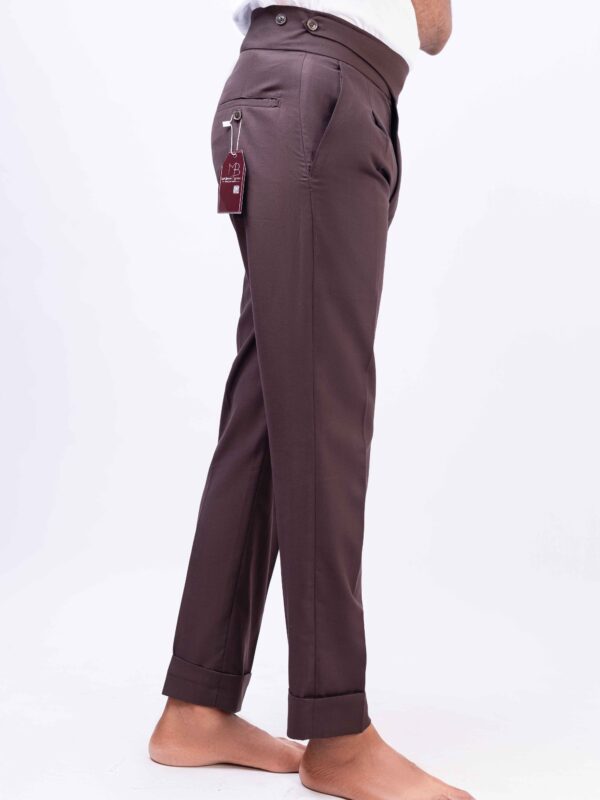 Brown High-waist Pants