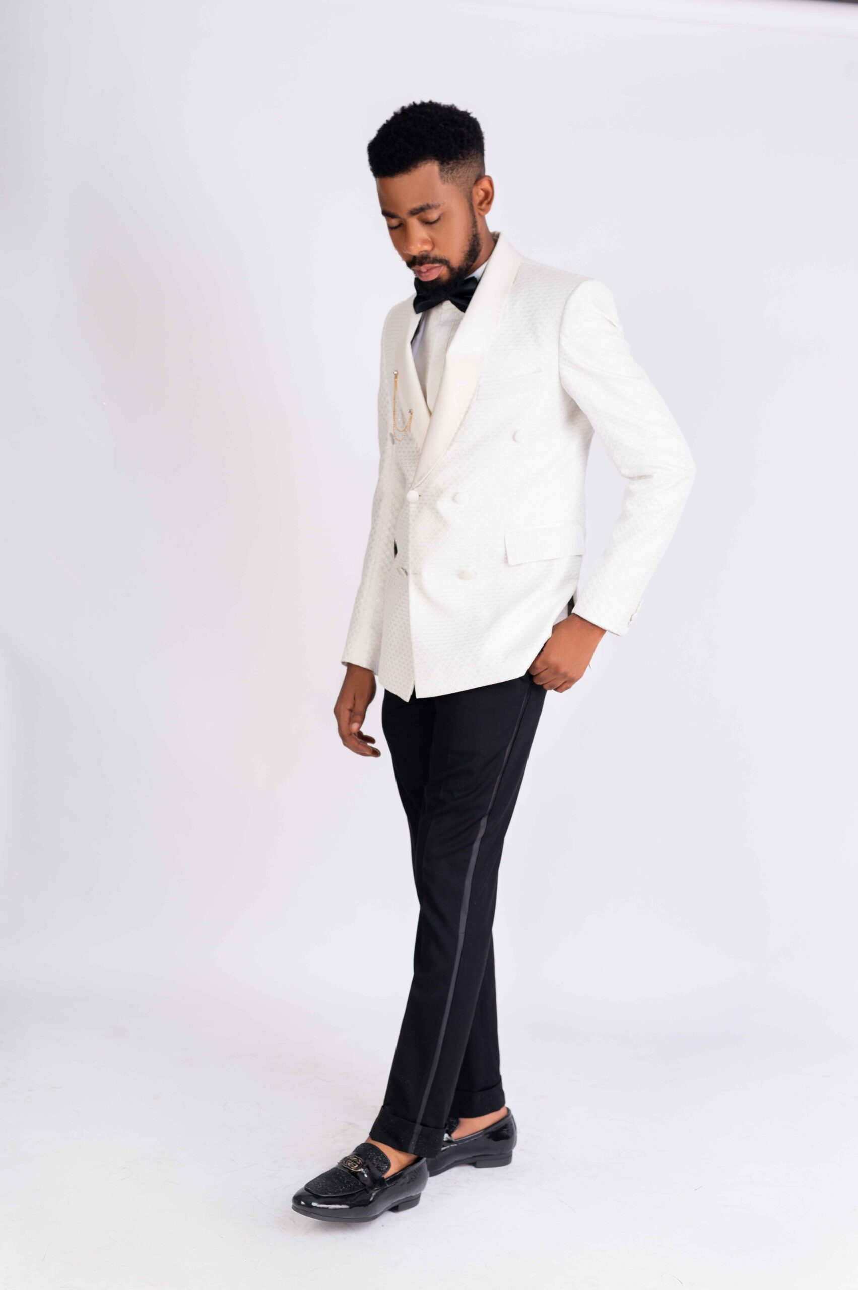 Double Breasted Tuxedo Shawl Lapel Two-piece suit