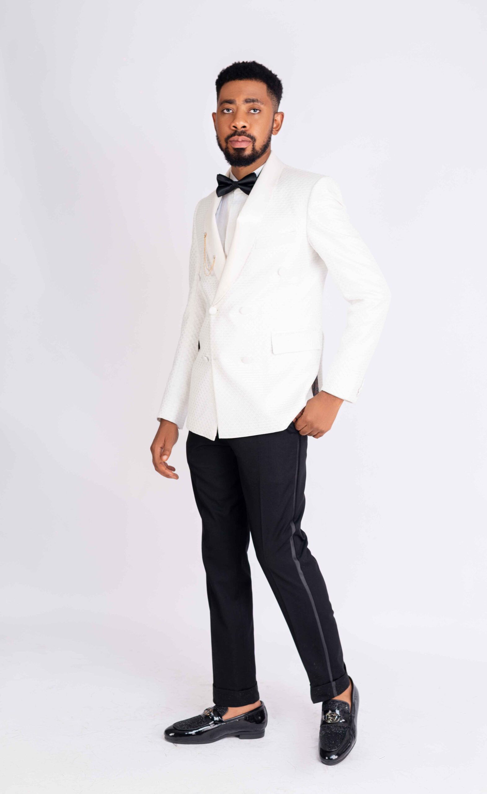 Double Breasted Tuxedo Shawl Lapel Two-piece suit