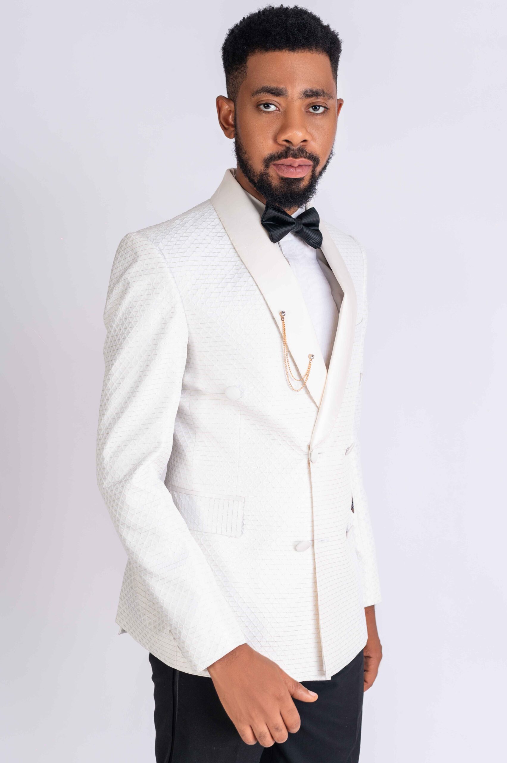 Double Breasted Tuxedo Shawl Lapel Two-piece suit