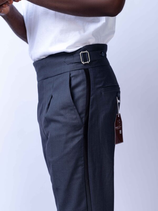 Grey High-waist & Tuxedo Pants 2