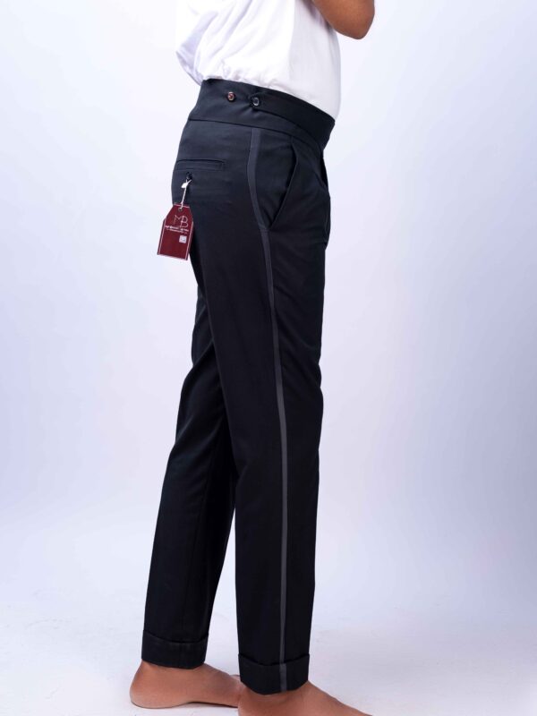 Black High-waist & Tuxedo Pants
