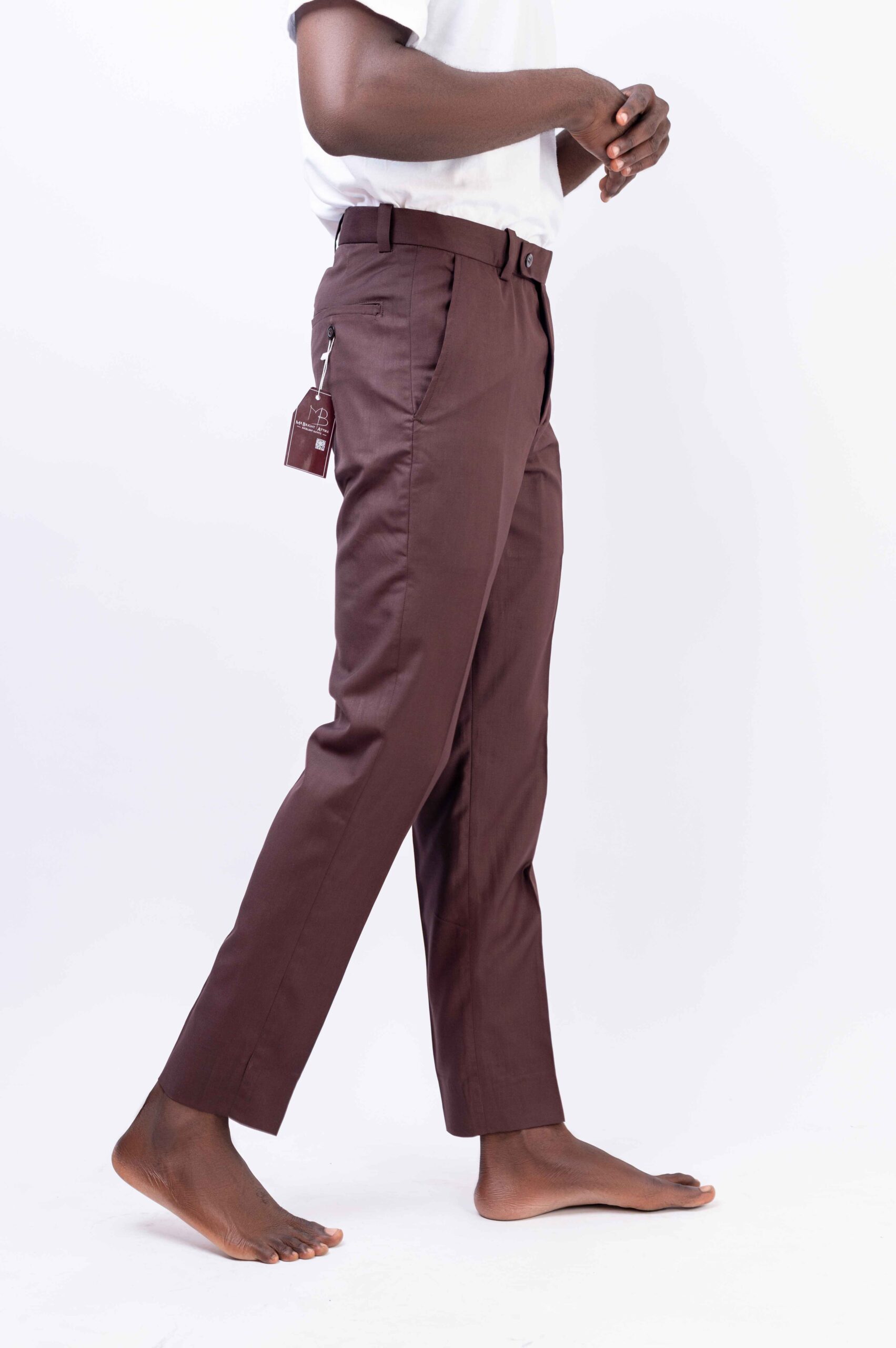 Brown Pants with Belt Loop