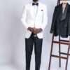 Off-white Tuxedo shawl lapel suit
