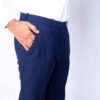 Navy-blue Pants with Belt Loop 1