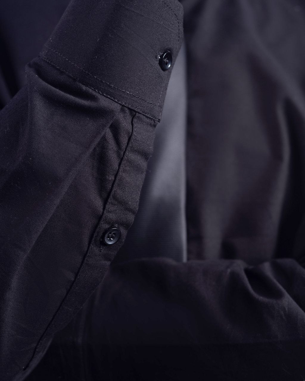 Black Classic Collar Dress Shirt