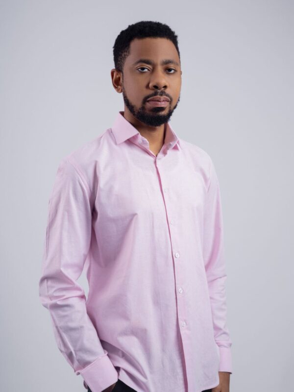 Pink Classic Collar Dress Shirt