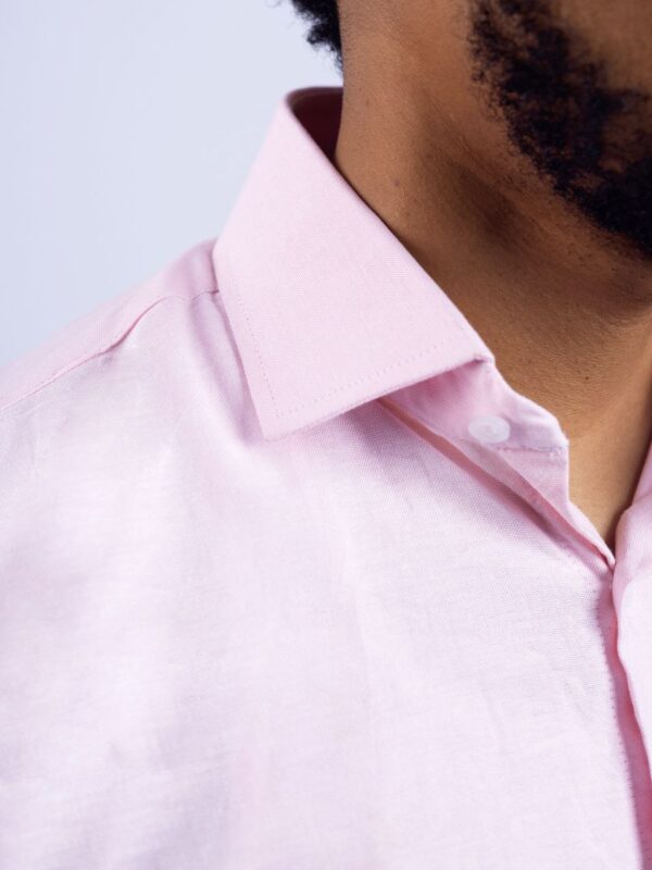 Pink Classic Collar Dress Shirt