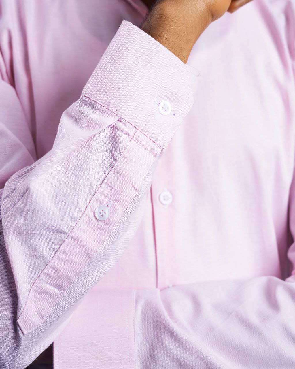 Pink Classic Collar Dress Shirt