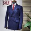 Double Breasted Suit - Navy-Blue