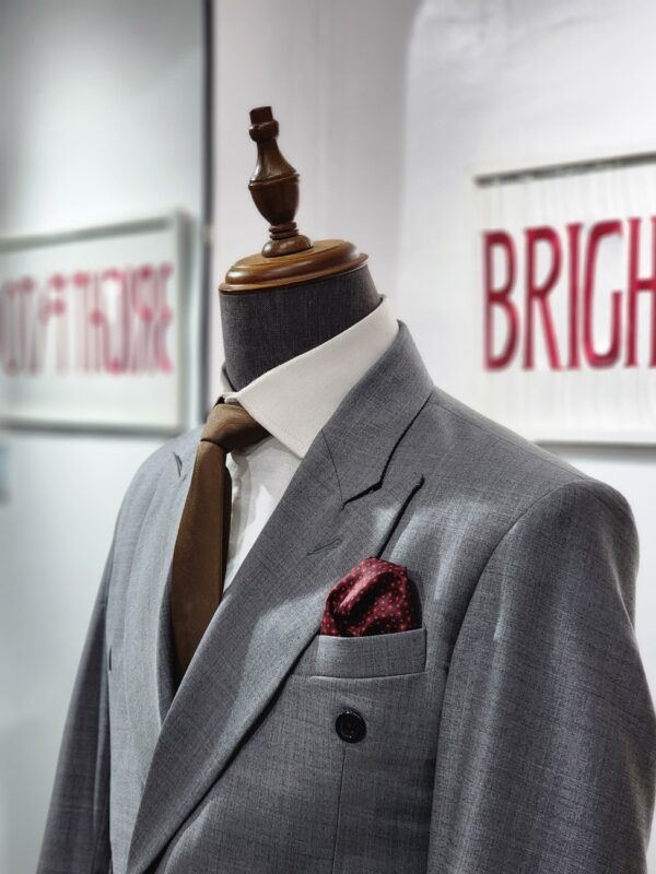 Double Breasted Irish Suit - Grey